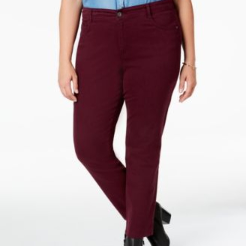 Style Co High Rise Tummy Control Slim Leg Jeans